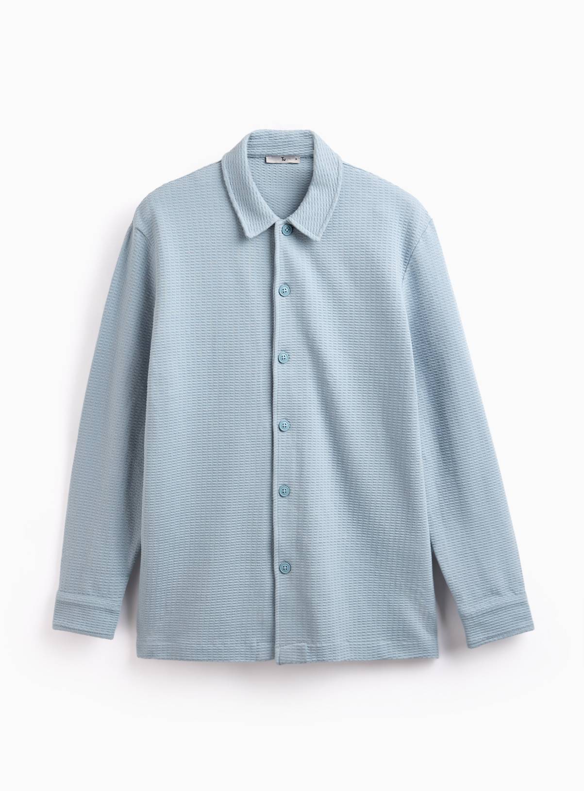 Light Blue Jersey Long Sleeve Shirt XXXL - Image 3